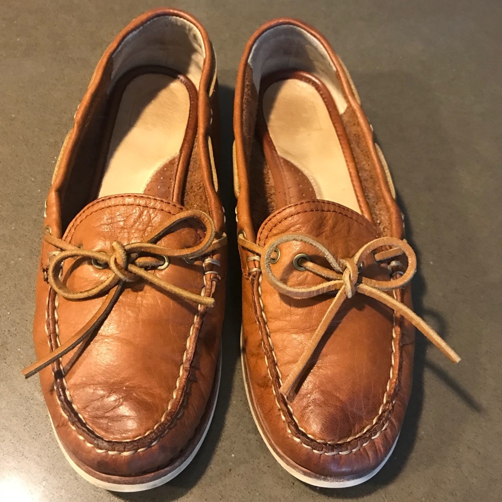 Frye Quincy Real Leather Boat Shoes